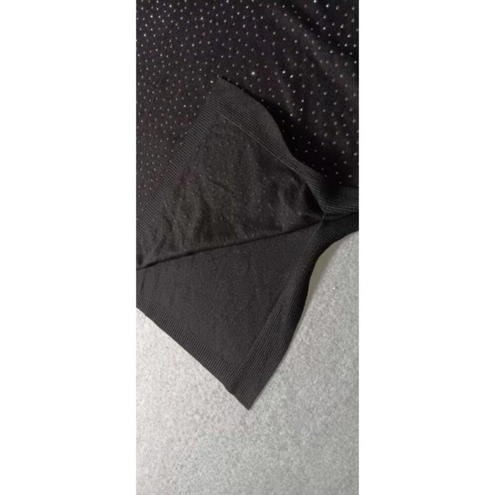 Vila Milano Wool Blend Poncho Style Sweater Womens Size Small Black And... - Picture 10 of 12